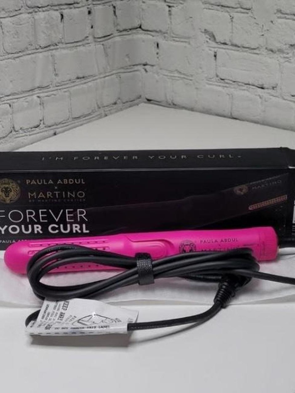 Paula Abdul x Martino Forever Your Curl Hot Pink Curling & Flat Iron